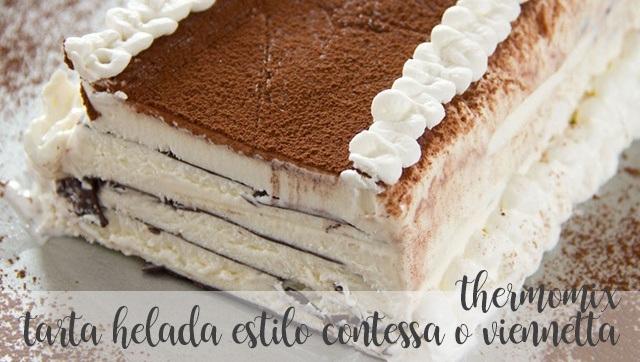 Frozen cake style contessa or viennetta with thermomix