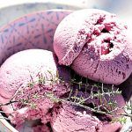 Red wine ice cream with Thermomix