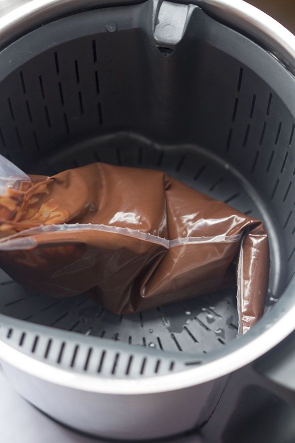 Trick: how to melt chocolate without staining our thermomix