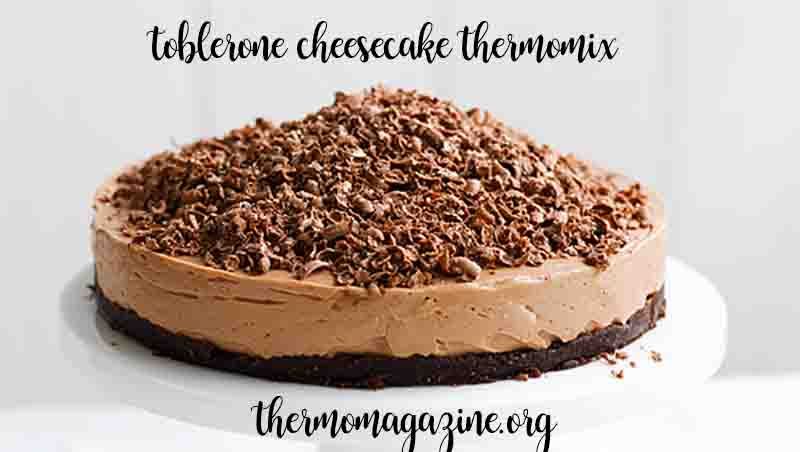 Toblerone chessecake with thermomix