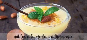 Custard with mint with thermomix