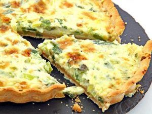 Leek pie or cliche with the Thermomix