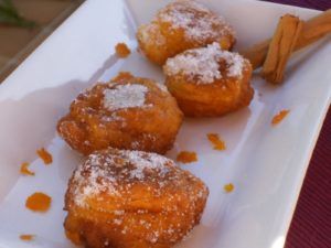 Orange fritters with the thermomix