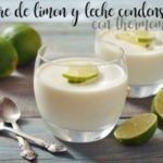 Lemon and condensed milk dessert with thermomix