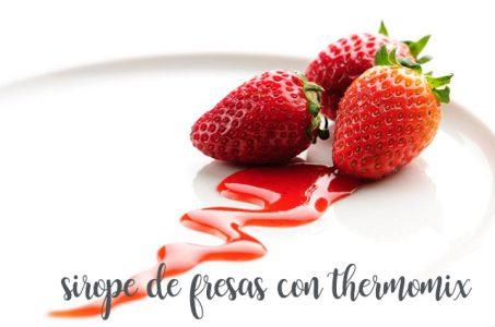 How to prepare strawberry syrup with the Thermomix