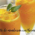 Tangerine sorbet with thermomix