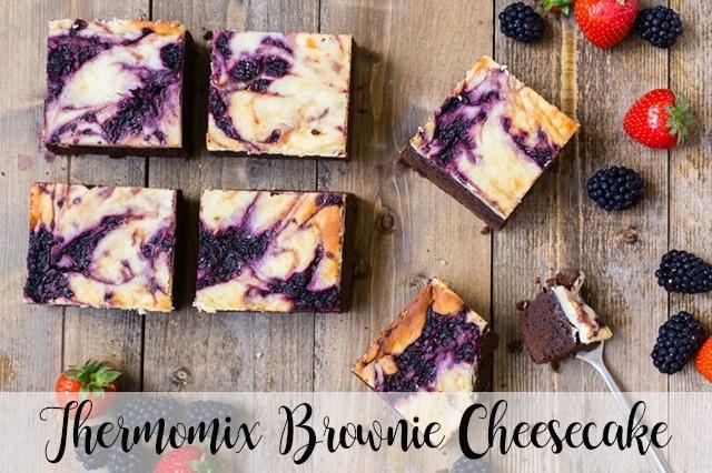 Brownie Cheesecake with thermomix
