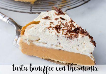 Banofee pie with thermomix