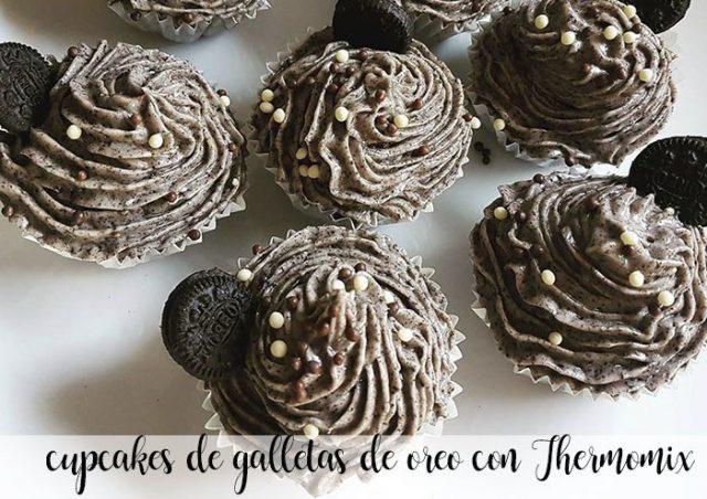 Oreo cookie cupcakes with Thermomix