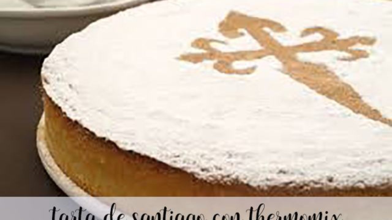 Santiago Cake With Thermomix Thermomix Recipes Thermomix Recipes