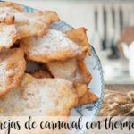 Carnival ears (fried sugary dough) with thermomix