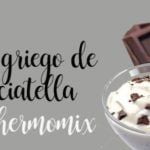 Greek yogurt from stracciatella Thermomix