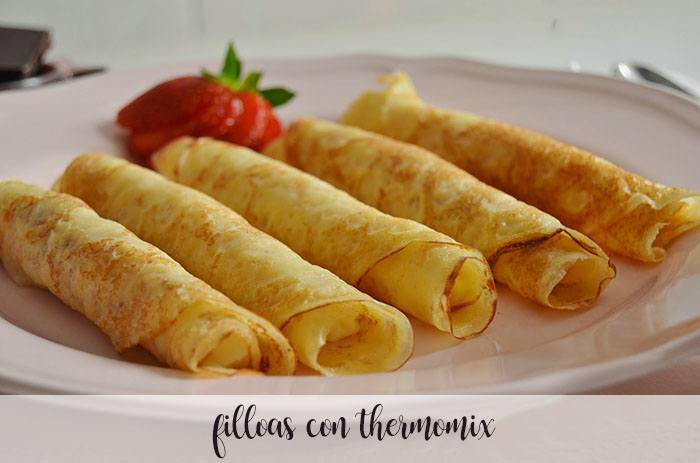 Filloas with Thermomix
