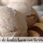 Kinder Bueno ice cream with thermomix