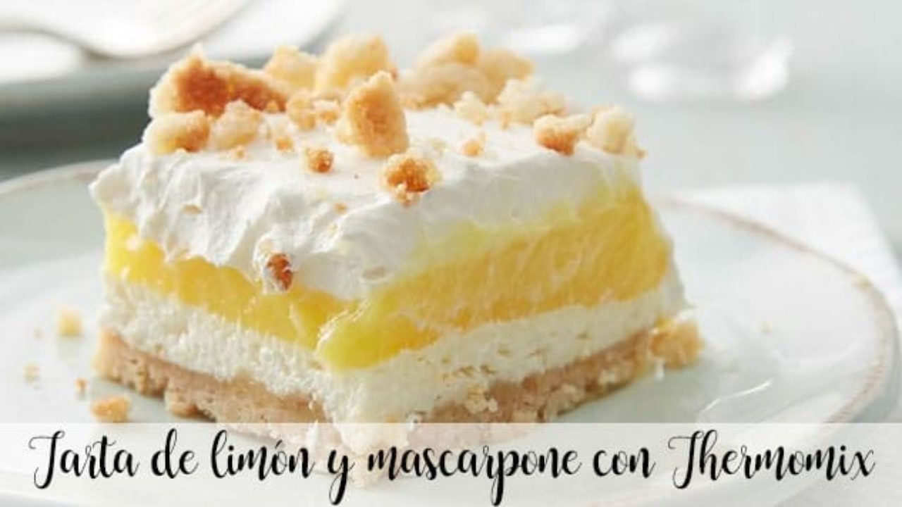 Lemon And Mascarpone Cake With Thermomix Thermomix Recipes Thermomix Recipes