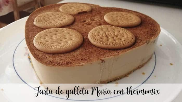 Cookie cake Mary with thermomix