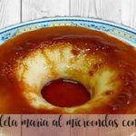 Microwave Maria biscuit flan with thermomix