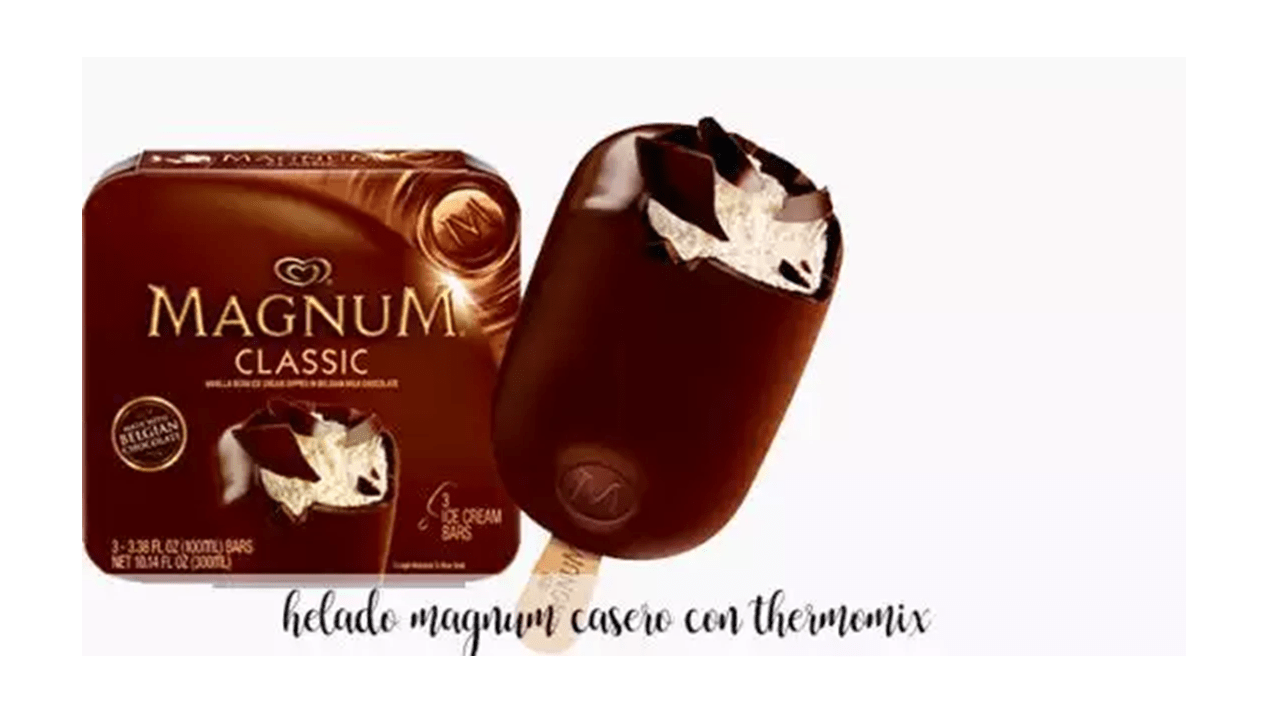 Magnum ice cream with thermomix