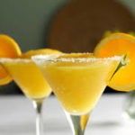Orange sorbet with cava in the Thermomix