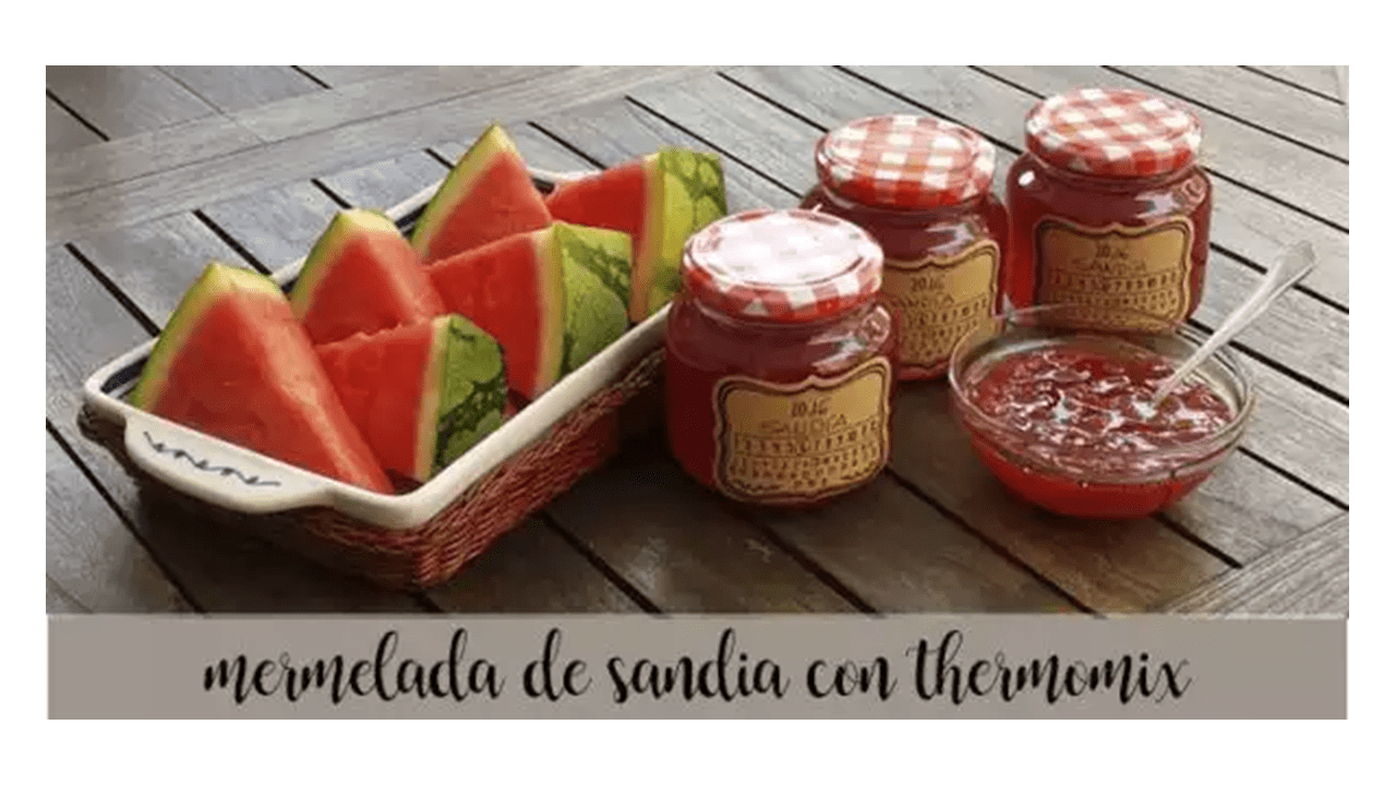Watermelon jam with Thermomix