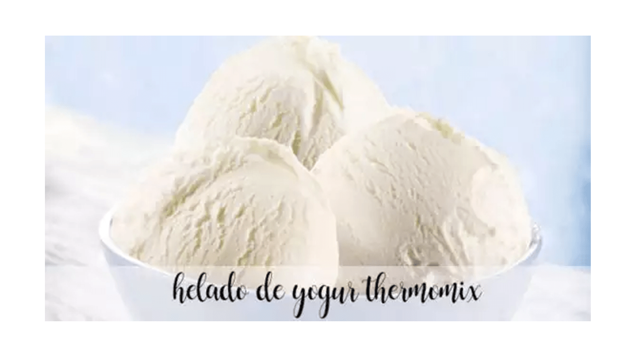 Yogurt ice cream recipe with Thermomix