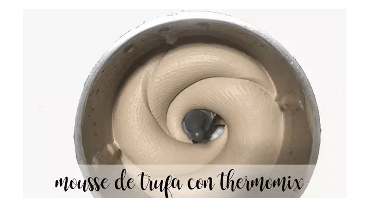 Truffle Mousse with thermomix