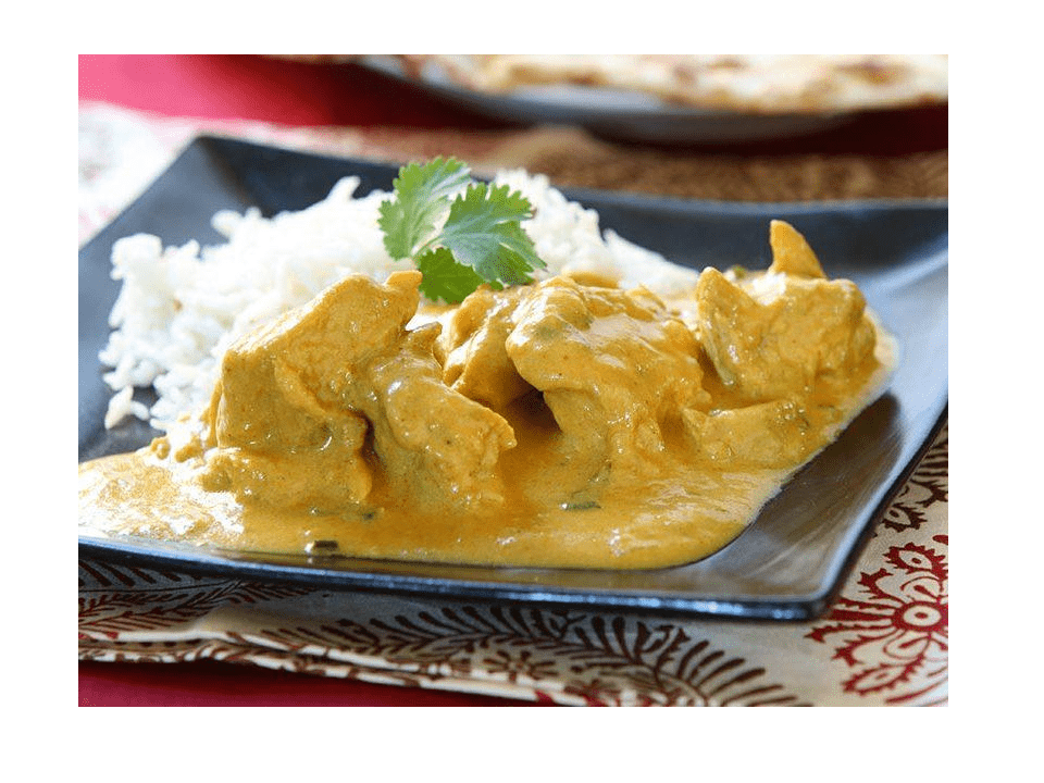 Chicken breasts with mustard sauce and curry with thermomix
