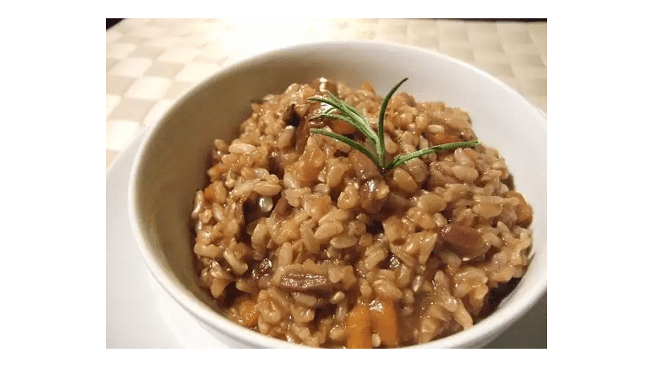 Risotto recipe with mushrooms in the Thermomix