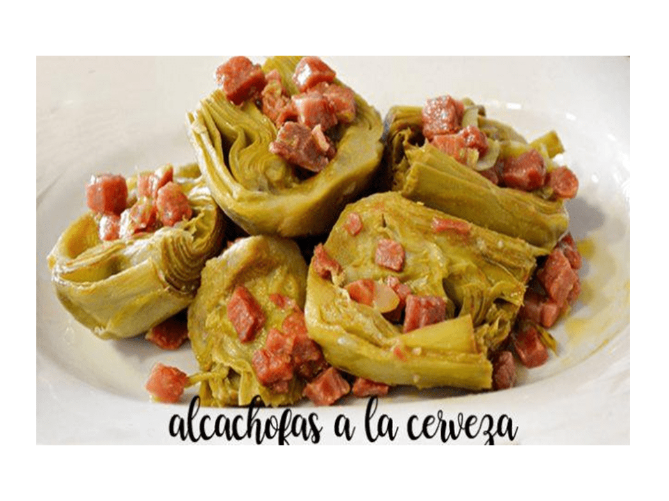 Artichokes in beer with thermomix