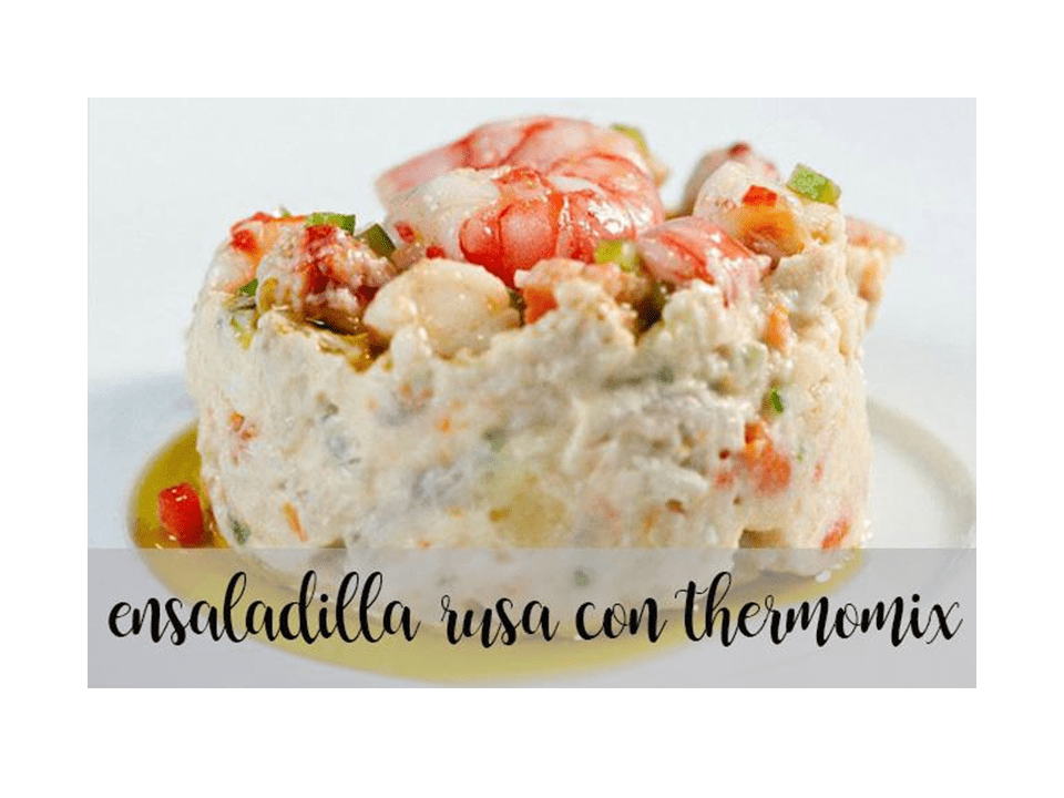 Russian salad with thermomix