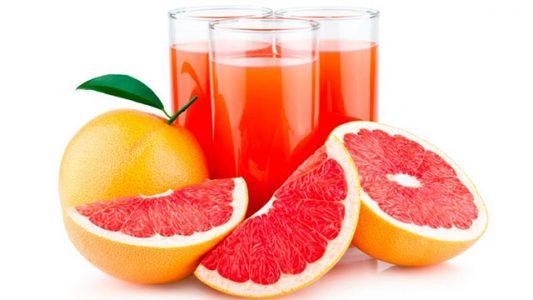 Orange and grapefruit fat-eating juice with thermomix