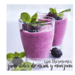 Antioxidant blackberry and apple juice with thermomix