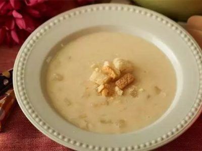 Cold coconut soup in the Thermomix
