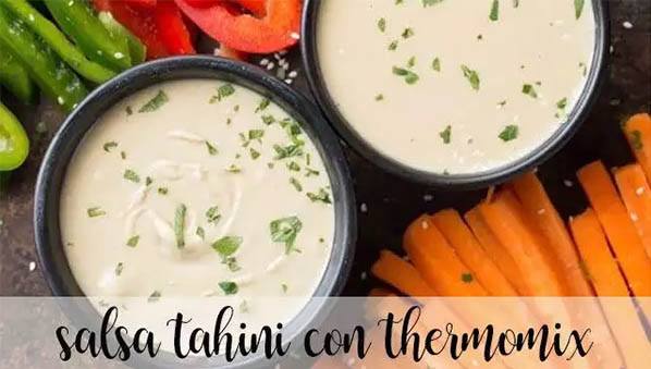 How to make tahini sauce in the Thermomix