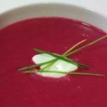 Beet Salmorejo with the Thermomix