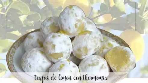Lemon truffles with thermomix