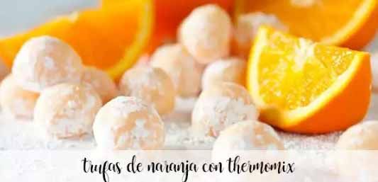 Orange truffles with thermomix