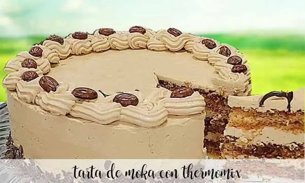 Mocha cake with thermomix