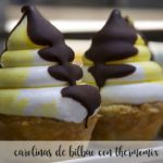 Puff pastry cake with cream and meringue with thermomix