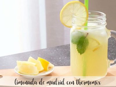 Madrid lemonade with thermomix