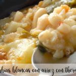White beans with rice with thermomix