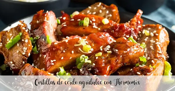 Sweet and sour pork ribs with Thermomix