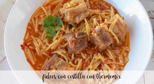 Rib noodles with thermomix