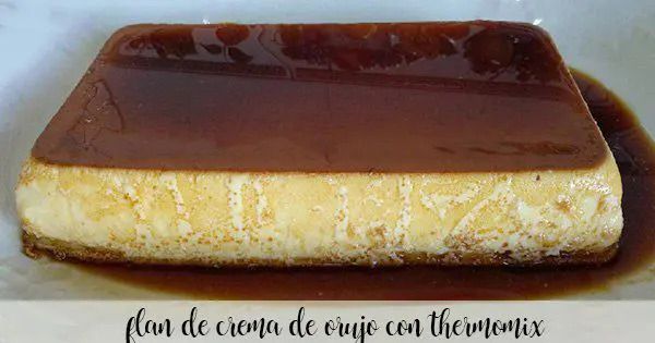 Sierra del Oso" Cream of Pomace Flan with Thermomix