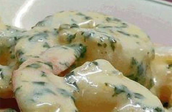 Creamy garlic prawns recipe with the Thermomix