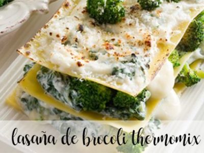 Broccoli lasagna with Thermomix