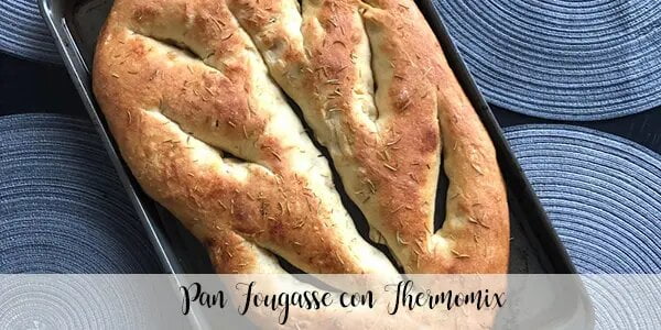 Fougasse bread with Thermomix