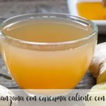 apple juice with hot curcuma with thermomix