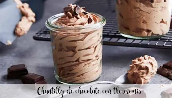 Chocolate chantilly with thermomix