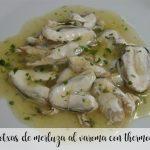 Kokotxas or hake cocochas with varoma with thermomix